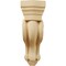 Ekena Millwork 3 3/8"W x 6 1/2"D x 10 1/2"H Boston Traditional Scroll Corbel, Alder COR03X06X10TSAL - alternate 3